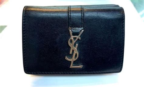 ysl mini foldable wallet|ysl black wallet.